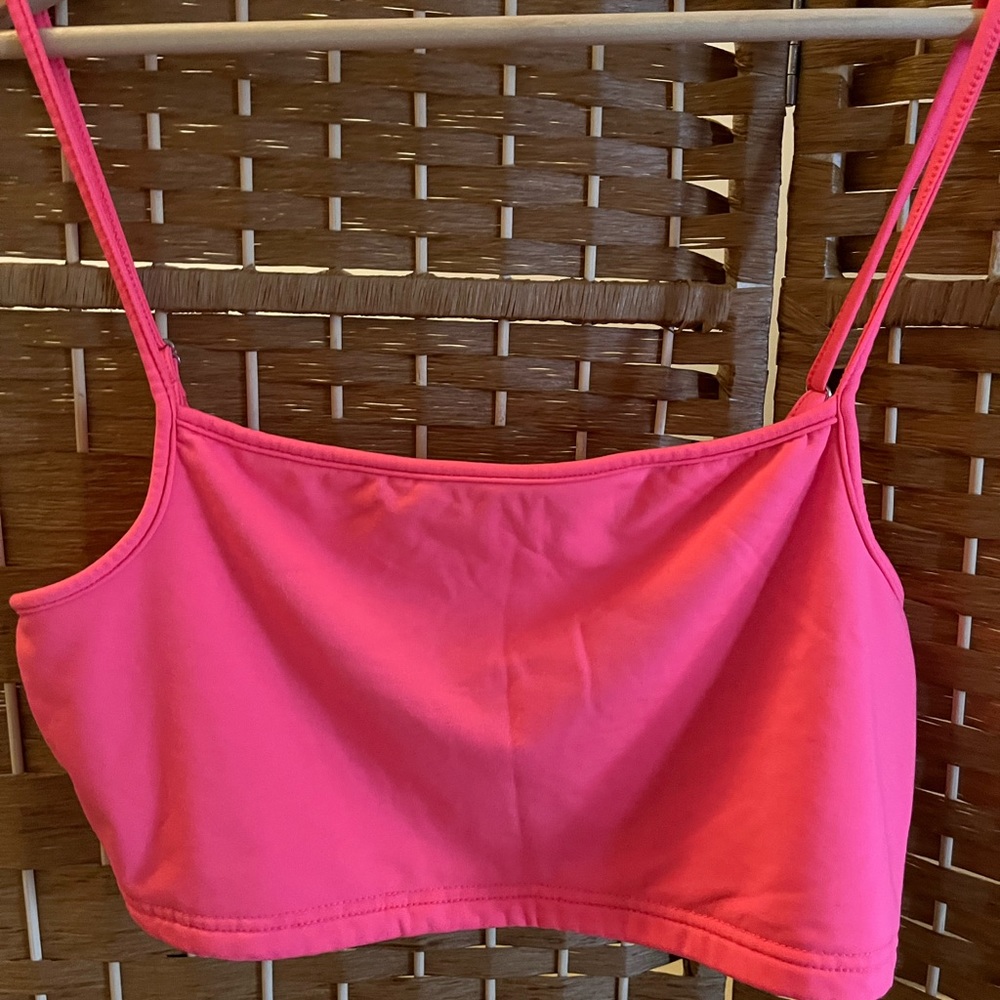 Hot Pink Bralette, SOFT, size XL